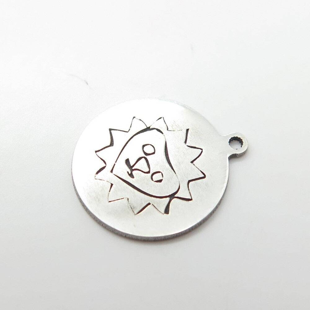 925 Sterling Silver USA Two In Town Lion Charm Pendant - Picture 5 of 8